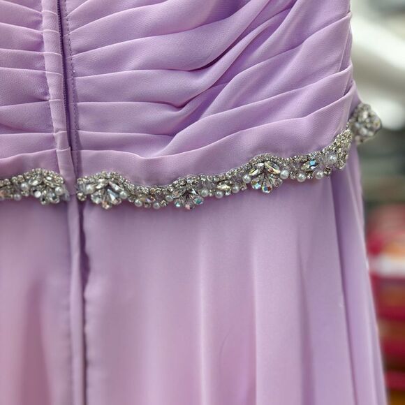 Morilee Ladies 10 Lavender / Light Purple Formal Dress - Picture 3 of 10